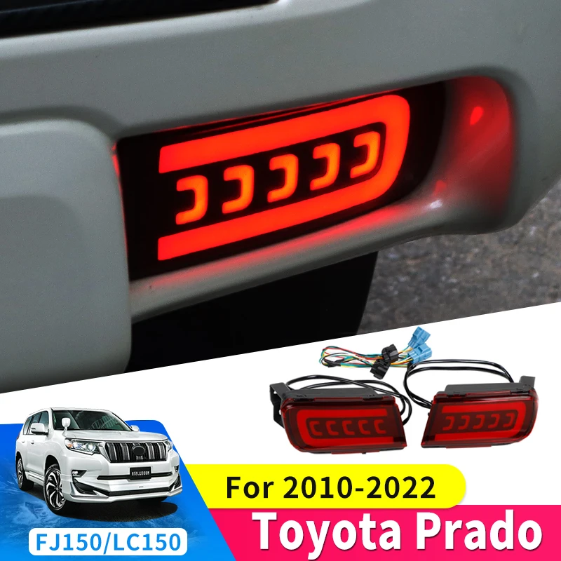 Для 2010-2022 Toyota Land Cruiser Prado 150 Lc150 Fj150 светодиодный задний фонарь стоп-сигнал