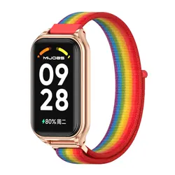 Enhanced Wristband for Smart Fitness Tracker - Premium Replacement Strap and Accessories for Active Lifestyle (Rain Bow 5)