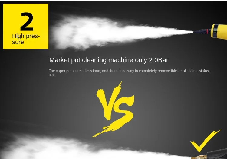 3000W 220V/110V Professional Steam Cleaner Handheld Steam Generator High Pressur
