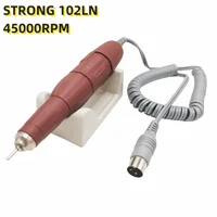 STRONG 210 45000RPM Micromotor Polish Nail Drill Pen Machine 102LN Handpiece Electric Milling Manicure Machine Handle Nail Tool 1