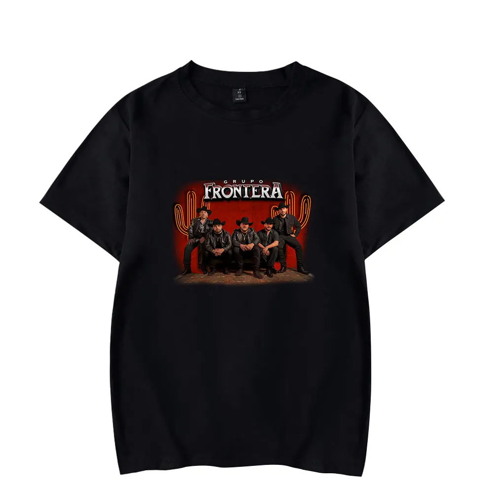 

Grupo Frontera T-Shirts 2023 Gf Tour Merch For Women/Men Unisex O-neck Short Sleeve Tee Streetwear Fashion Top