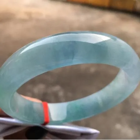 

Send Certificate 100% Grade A Jadeite Myanmar Ice Blue Jade Bangle Women Healing Jewelry Burma Certified Jades Bangles Bracelets