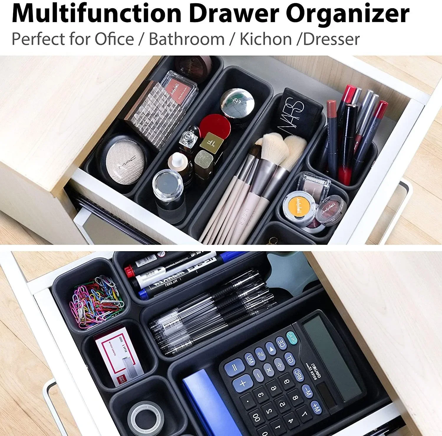 8/16/32pcs Drawer Organization Tool Box Organizer Tray Dividers Set Workbench Cabinet Bins Tool Chest Garage Hardware Tool Tray 6