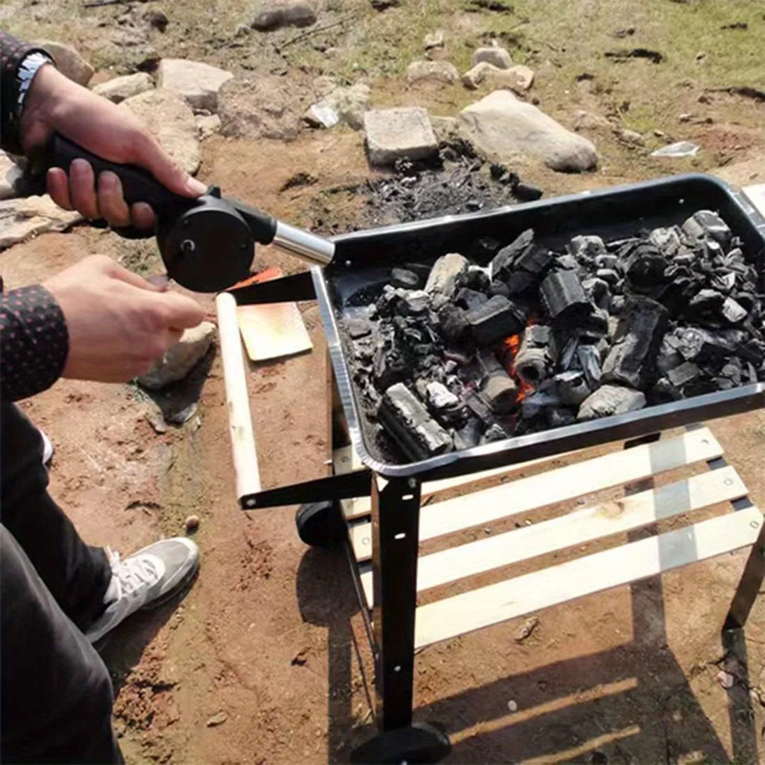 Air Blower For Bbq Fire