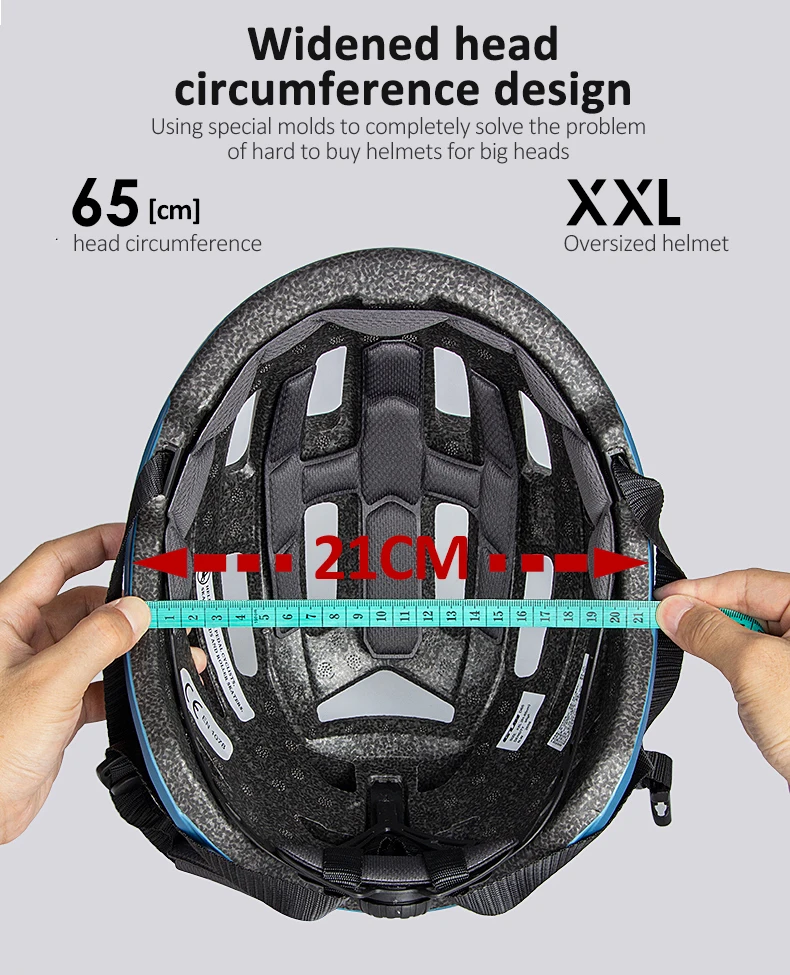 GUB 61-65CM XXL Fahrradhelm Ultraleichte Rennrad-Sicherheitskappe Outdoor Mountainbike Fahrradhelm Herren MTB Reithelm – Detail 3