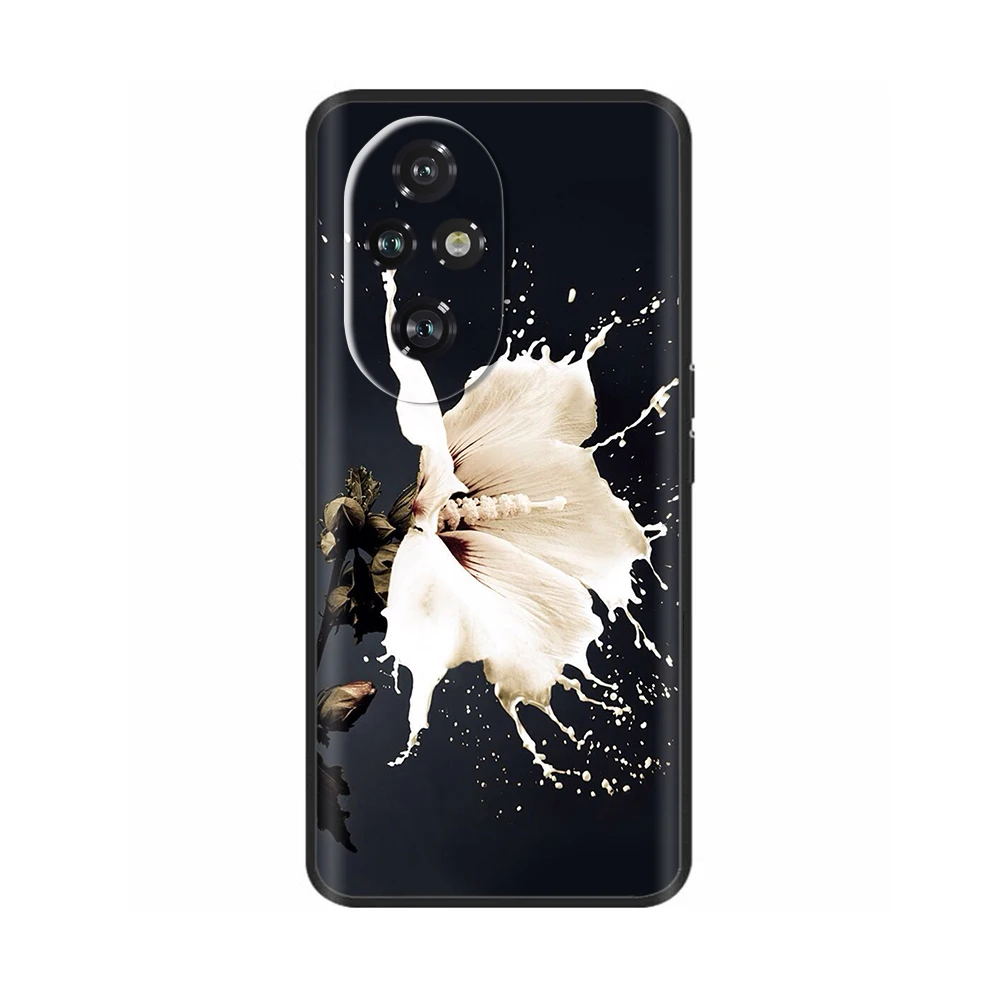Luxurious Soft Silicone Shockproof Bumper Case with Artistic Design