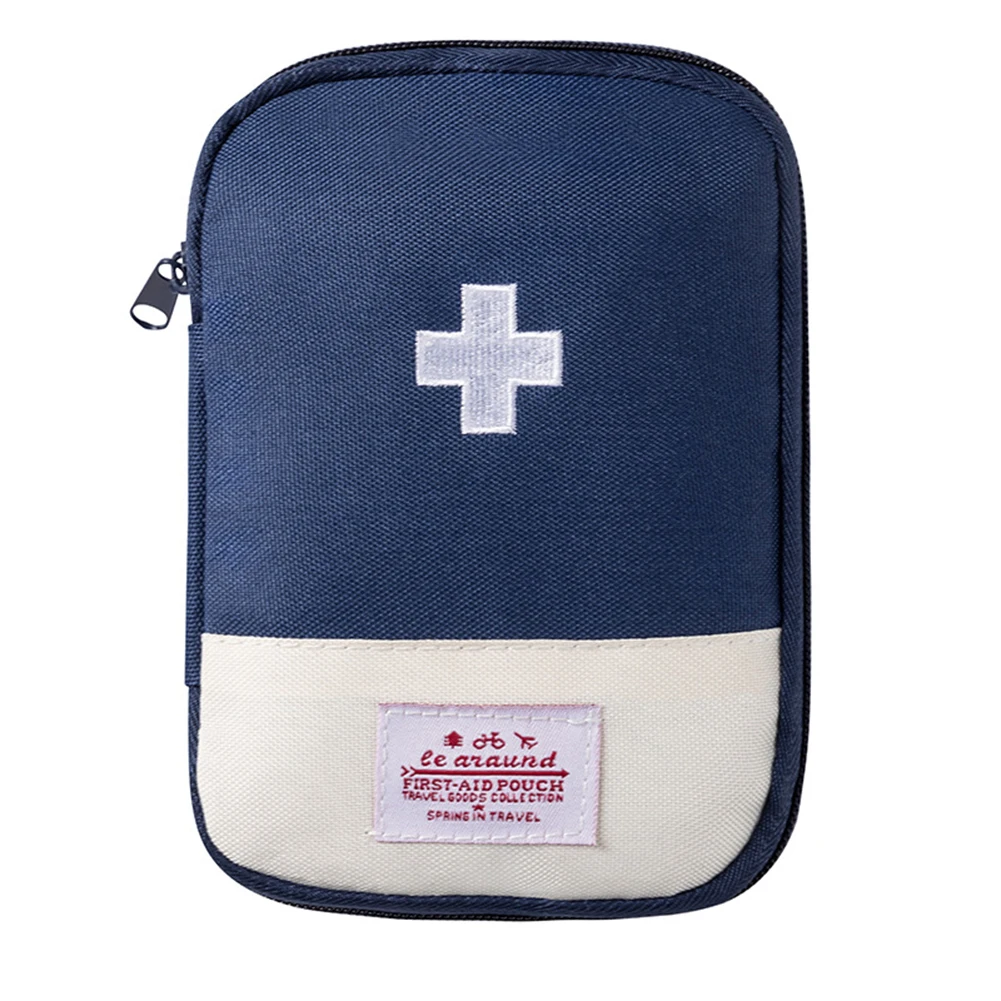Mini First Aid Pouch Portable Small Medical Bag Empty Emergency Medicine Storage Bag for Outdoor Camping Hiking Travel Emergency