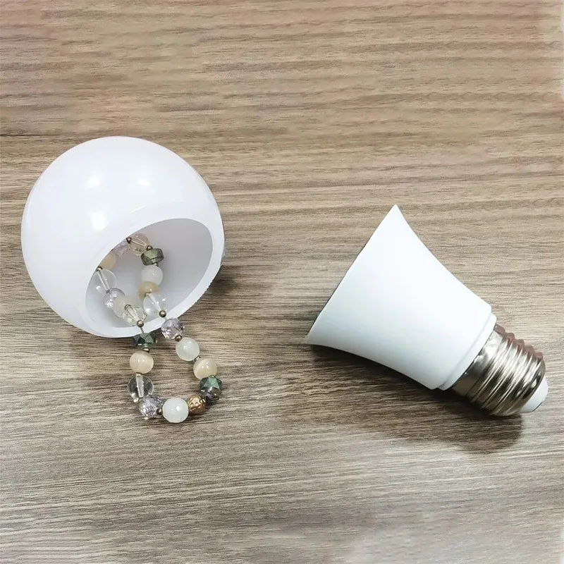 창의적인 전구 돈 항아리 보관함, 돈 주얼리 숨기기, 작은 물건, 1pc