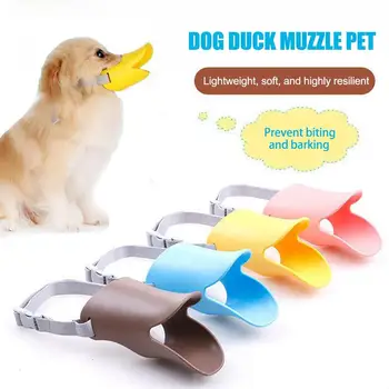 Dog Muzzle Silicone Duck Muzzle Mask For, Pet Dogs Anti Bite Stop Barking Small Large
