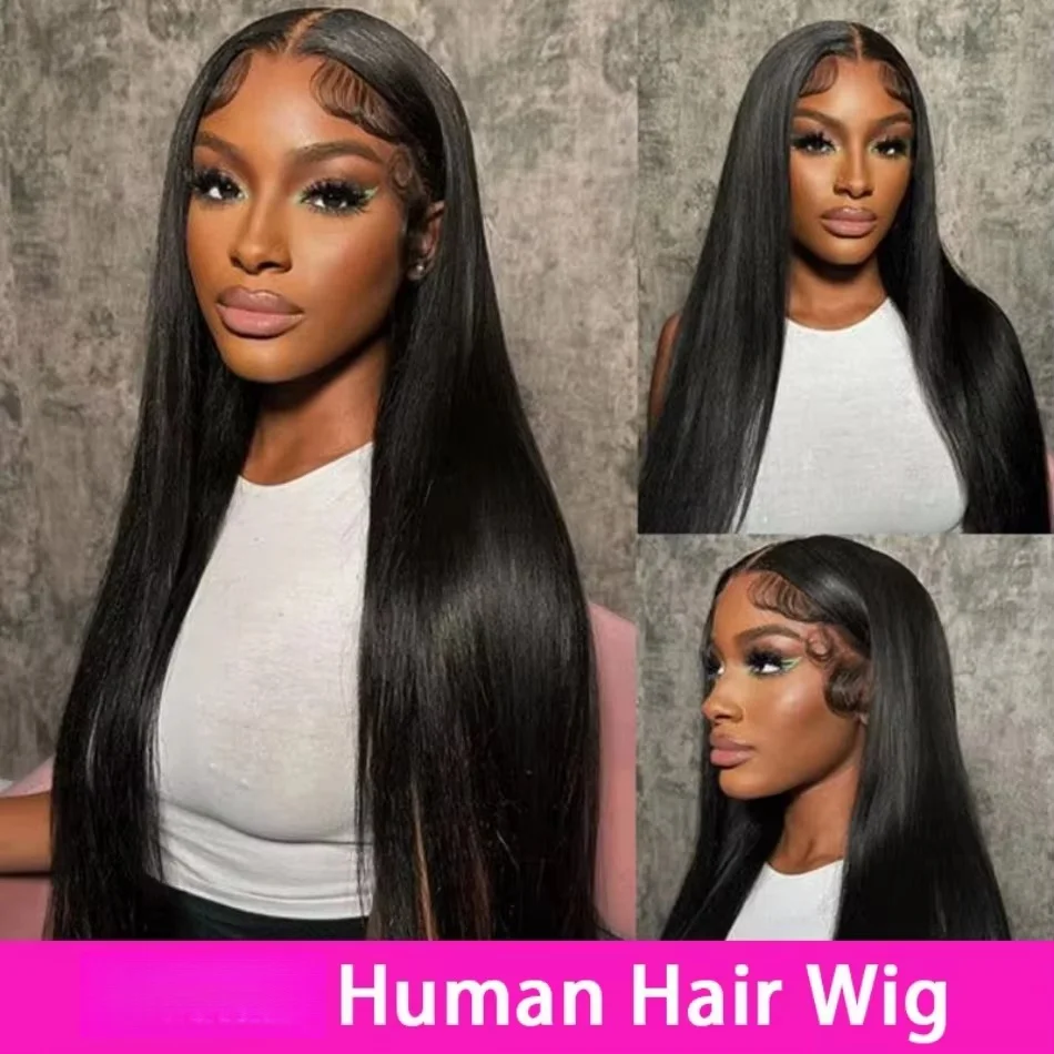 13X6 Lace Front Wigs Straight Human Hair Wigs 13X4 40 Inch Wigs Human Hair Hd Frontal Brazilian Hair 230 Density For Black Women 2
