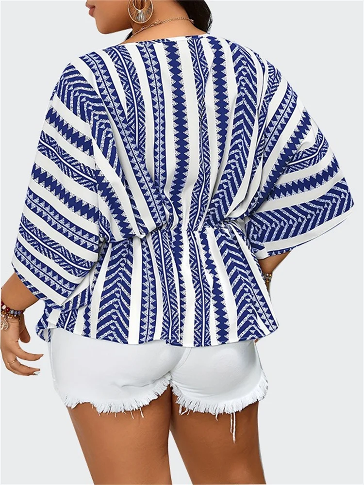 Sexy Blouses Plus Size Tops Xl-5xl Wholesale Long Sleeve Shirts for Women Loose Casual Irregular Hem Mesh Outfits Dropshipping