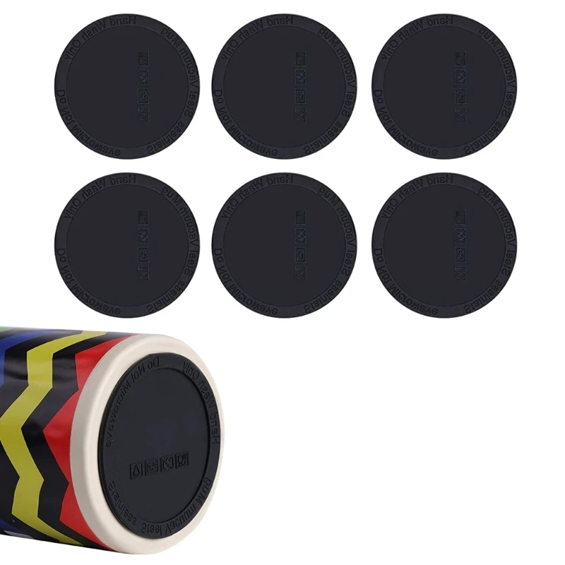 

Набор из 6 стаканов для сублимации Silcione Bottoms Tumblers Silicone Bottom