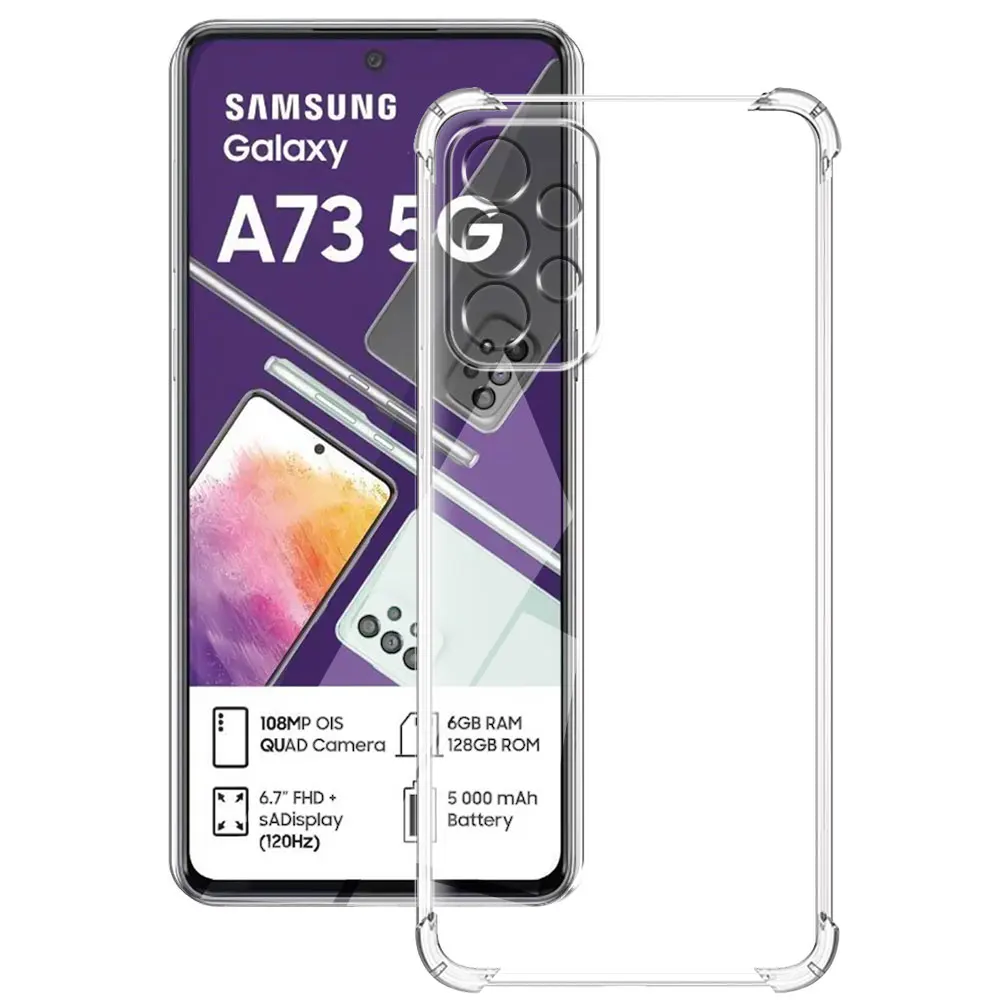 Per Samsung A73 5G Custodia Morbida Cover In Silicone Per Samsung Galaxy A73 5G Custodia Per Telefono Per Samsung A73 5G Paraurti Antiurto Trasparente