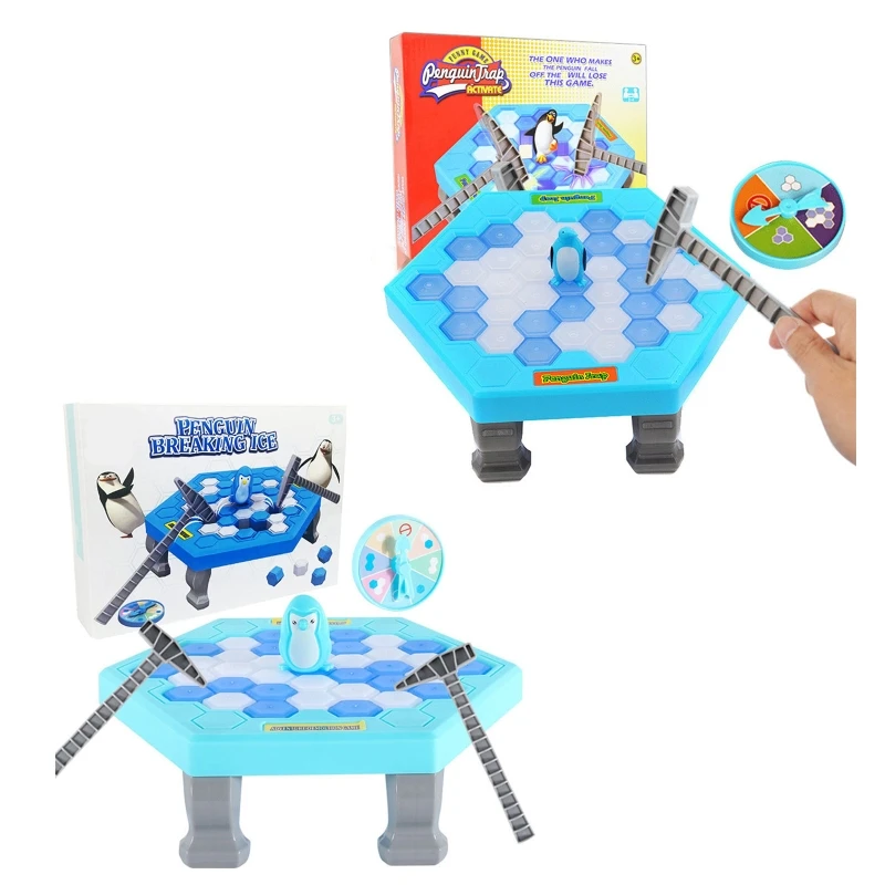 

127D Save Penguin On Ice игровой стол портативная одиночная настольная игра в шахматы принадлежности для вечеринок