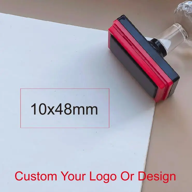 Personalized Logo Self inking Stamp Customized Photosensitive ink Stamp Your design picture Custom Wedding address Library book