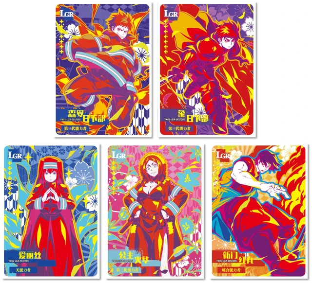Fire Force Anime Characters Princess Hibana Shinra Kusakabe Cartoon Toys  Star Card Ur-Series Collection Card Birthday Gift - AliExpress