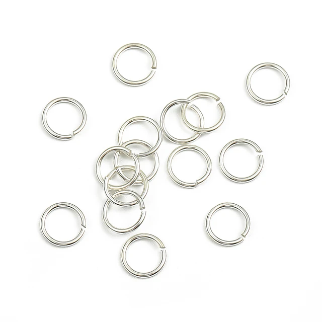 20pcs 100% 925 Sterling Silver Jump Rings Split Ring, Earring Bracelet  Connectors for DIY Jewelry Making Findings 3 4 5 6 7 8 mm - AliExpress