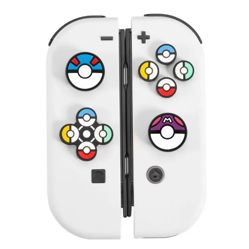 4PCS Pokeball for Nintend Switch Joy-Con Controller 3D Thumb Stick
