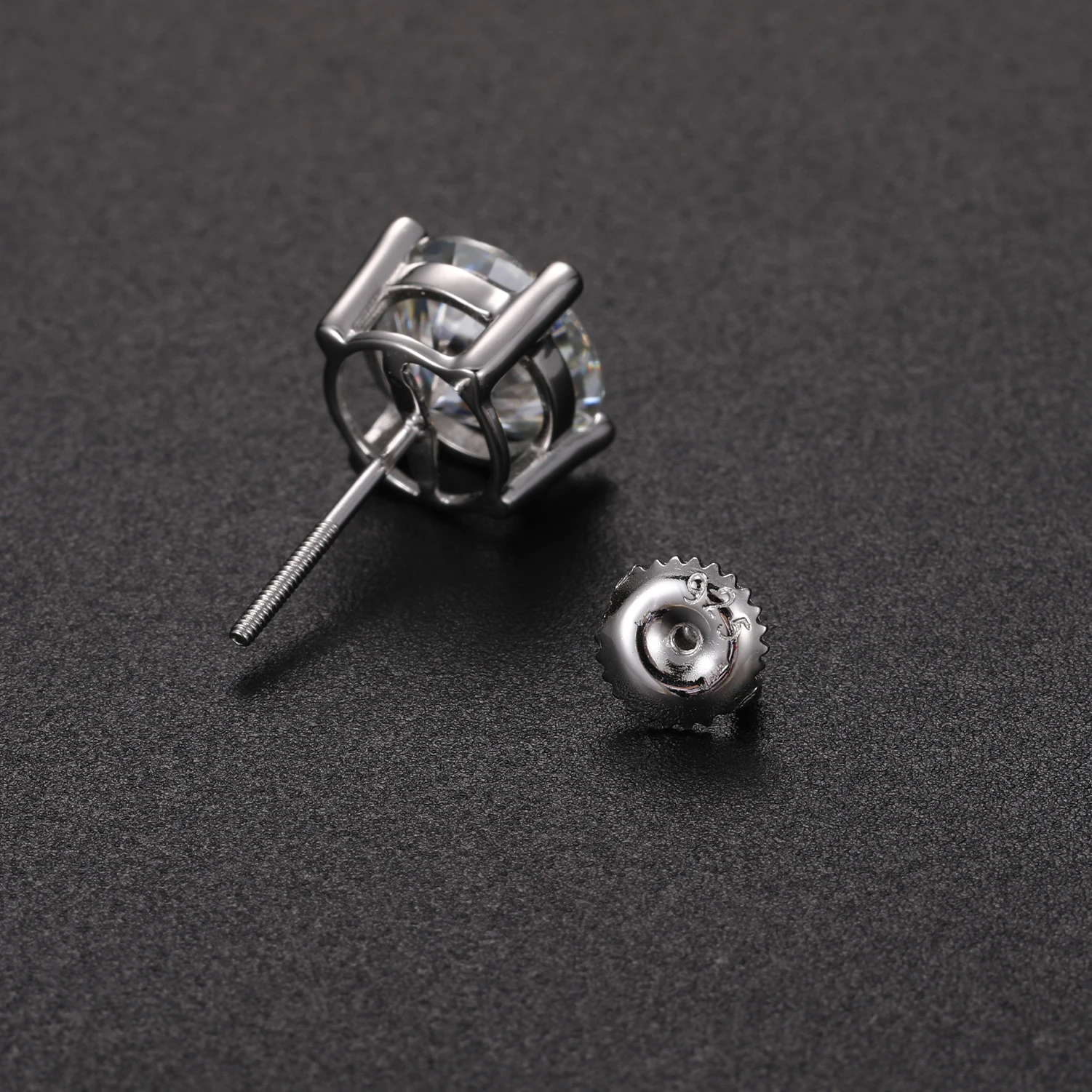9mm 3CT Moissanite Stud Earrings For Women Men Fine Jewlery 925 Sterling Silver Shining Wedding Engagement Ear Jewelry Girl Gift