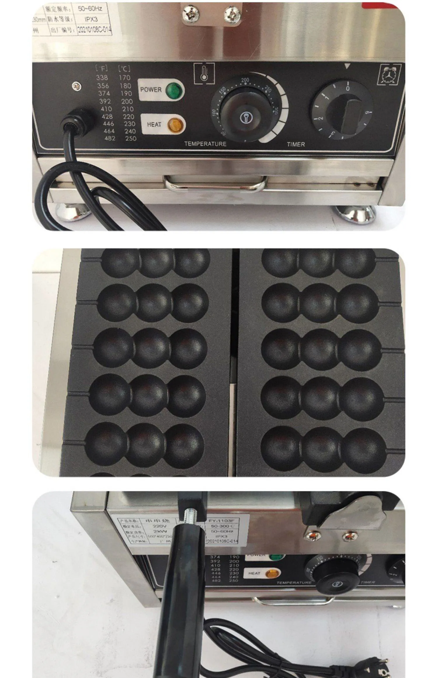 Mini Interchangeable Waffle Maker With Multi Optional Non Stick Plates  Perfect For Cakes, Donuts, Cupcakes, Takoyaki, And Octopus From Shangyao,  $136.59