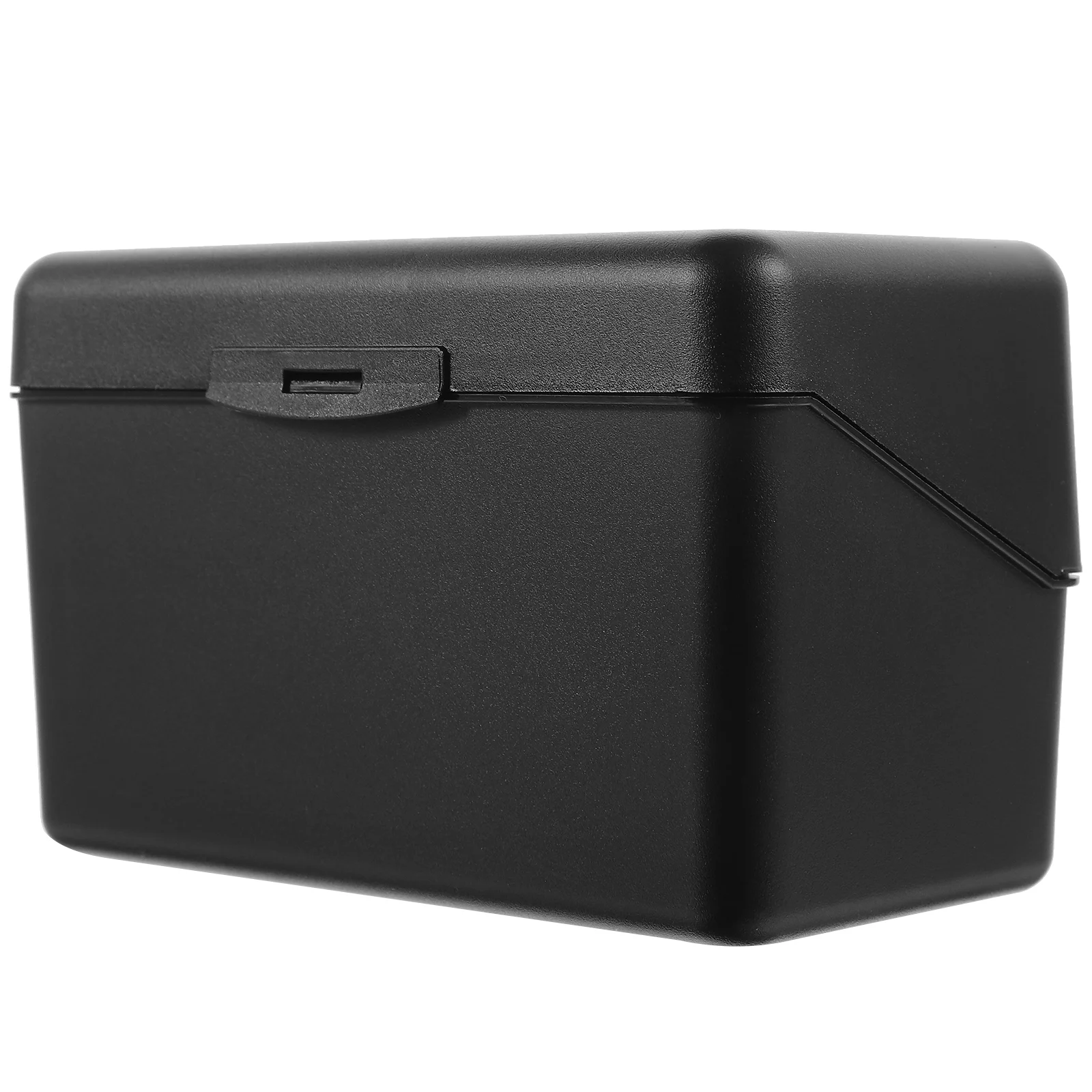 

Card Box Office and Supplies Plastic Holder Display Rack Tabletop Accessories Business Storage Stand Cards Case
