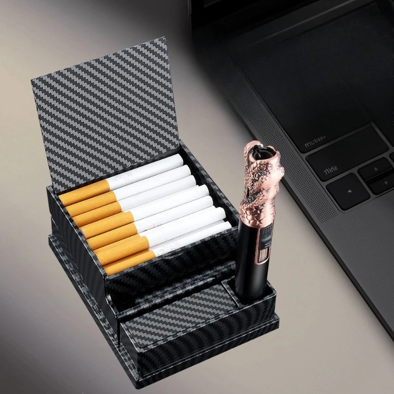 Durable One-Click Automatic Eject Cigarette Storage Case