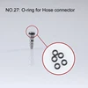 5pcs/pack Seal Ring O-rings for NT-130 Series Airbrush Accessories Backup Parts for Nasedal NT-130 NT-131 NT-190 Airbrush 6