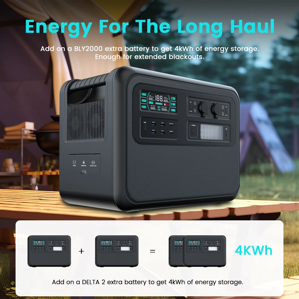 محطة طاقة 2400 واط LiFePO4 UPS