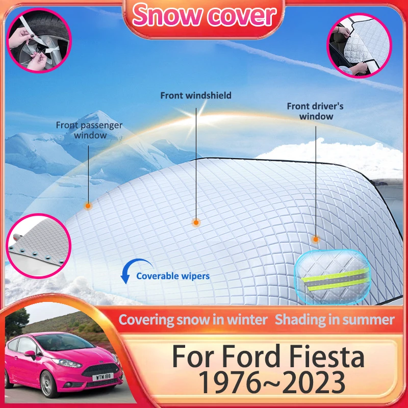 Car Snow Shield Covers For Ford Fiesta MK7 MK8 19762023 Sunshade