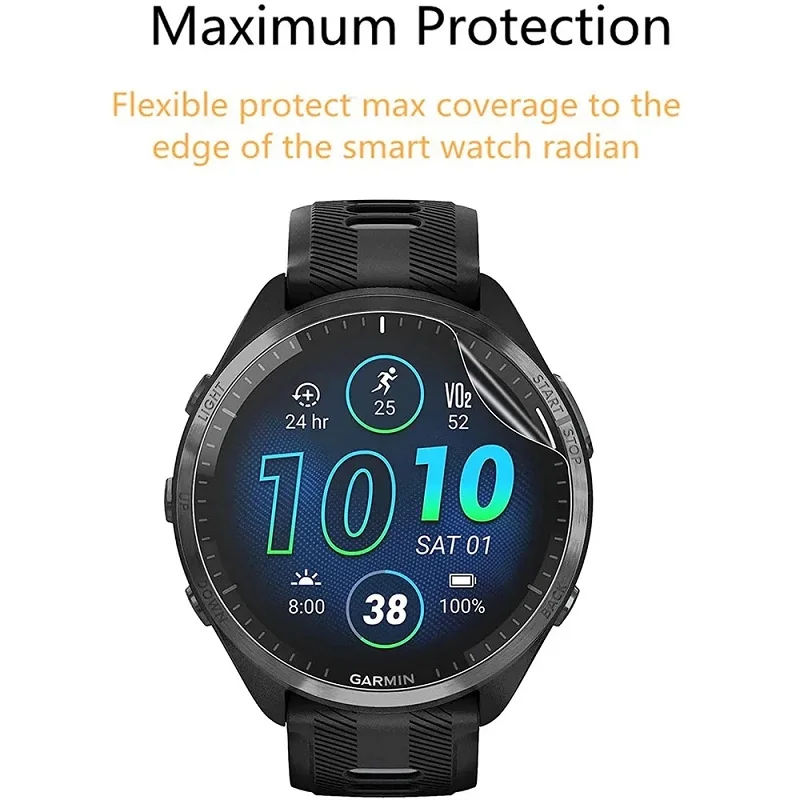 Hydrogel Screen Protectors Film for Garmin Smartwatches (1-5 Pack)