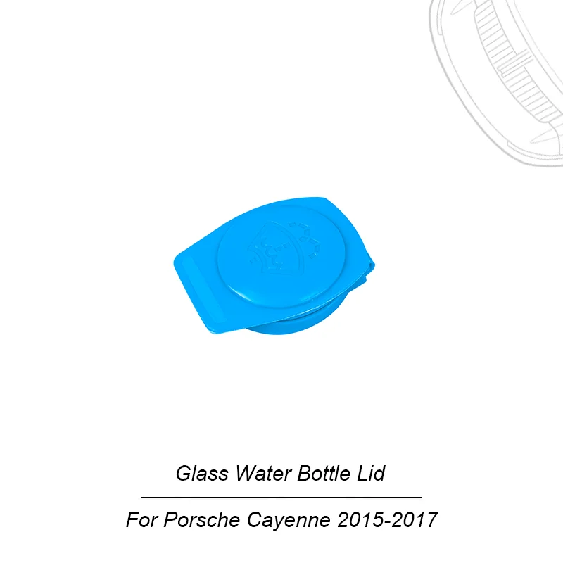 For Porsche Cayenne 2003-2014 2015--Macan 2014- Auto Wiper Spray Bottle Water Tank Cover