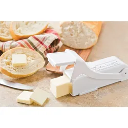 Precision Butter Slicer and Dispenser | Effortless One - Click Cutting | Convenient Butter Storage (Butter Cutter)