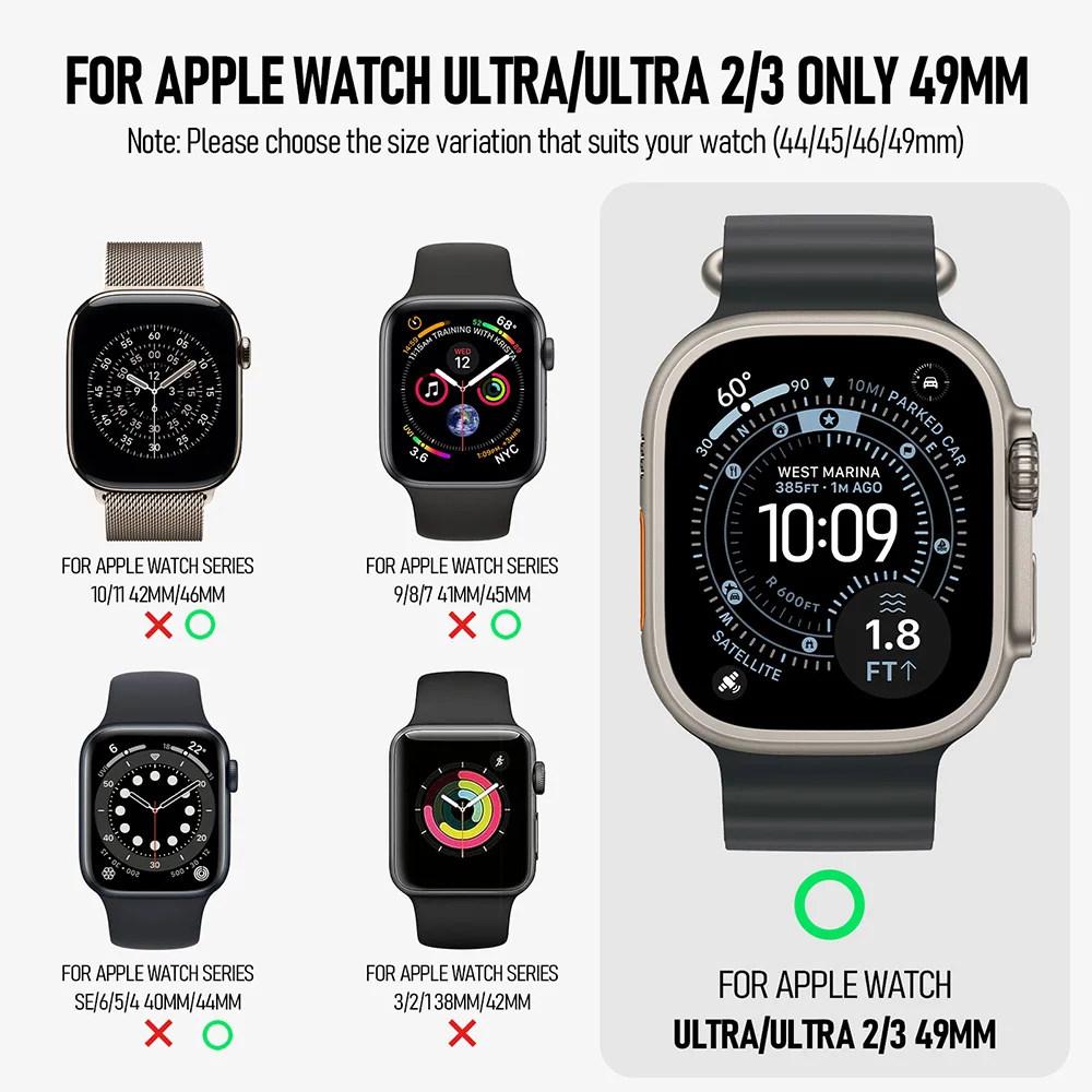 Premium Alloy Metal Cover for Smartwatch Protection