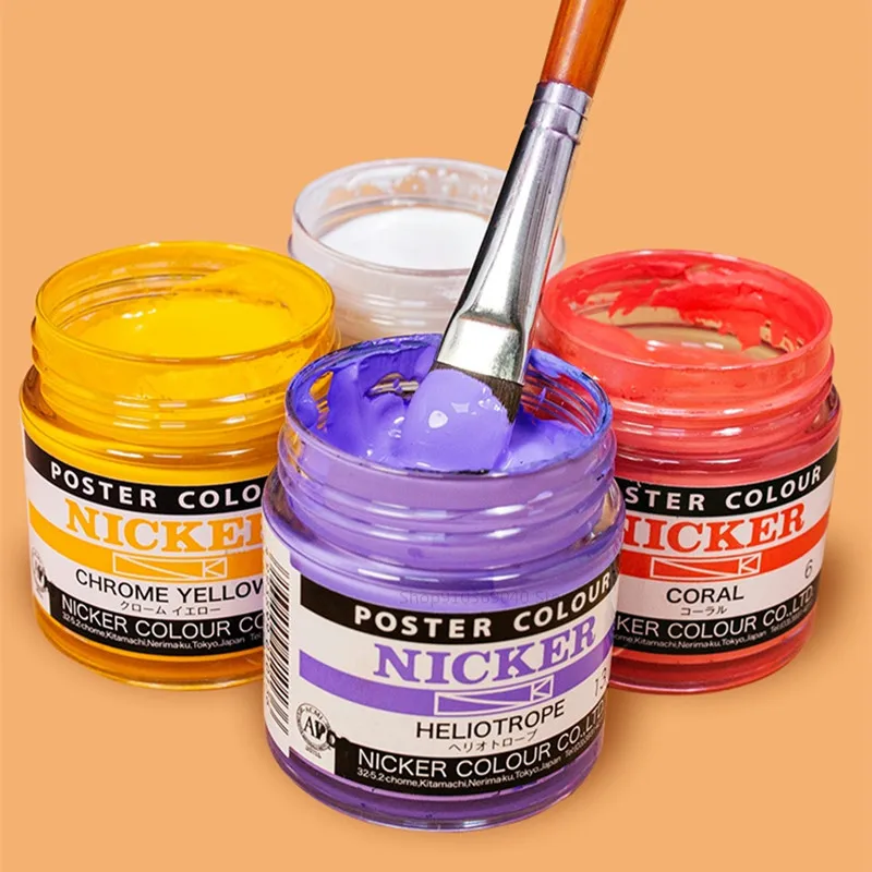 Eval Raccoon Hair Paint Brush Set 6PCS Birch Handle Artist Brushes for Canvas  Painting Acrylic Oil Gouache Paint Supplies