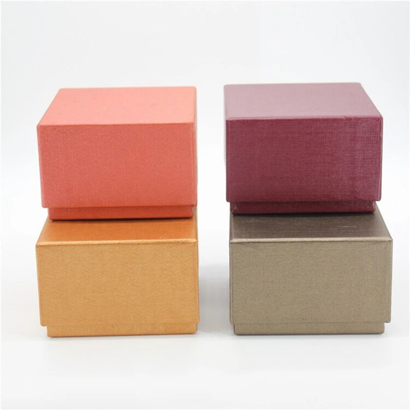 Cardboard Watch Case Storage Box Colorful Watch Holder New Box Organizer Women Jewelry Gift Case