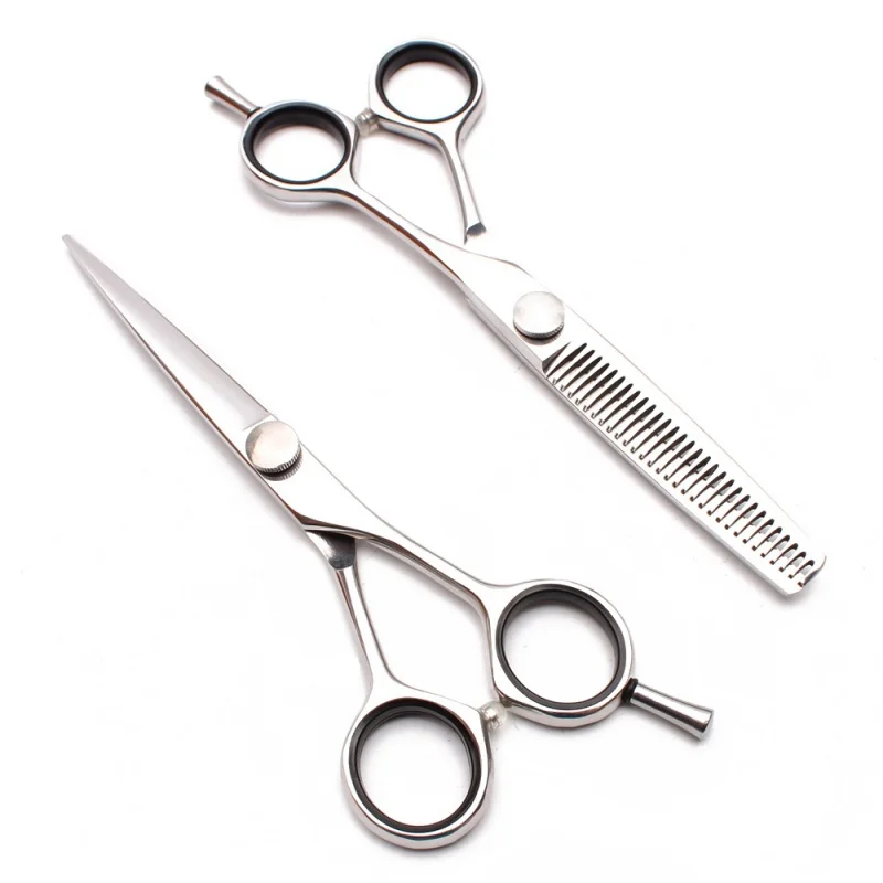 

5/5.5/6/7 Customized Logo Professional Human Hair Scissors Hairdressing Scissors Cutting Shears Thinning Scissors C1021