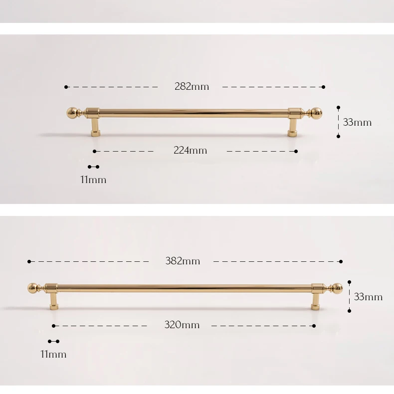 pvd gold cupboard handle brass furniture fitting