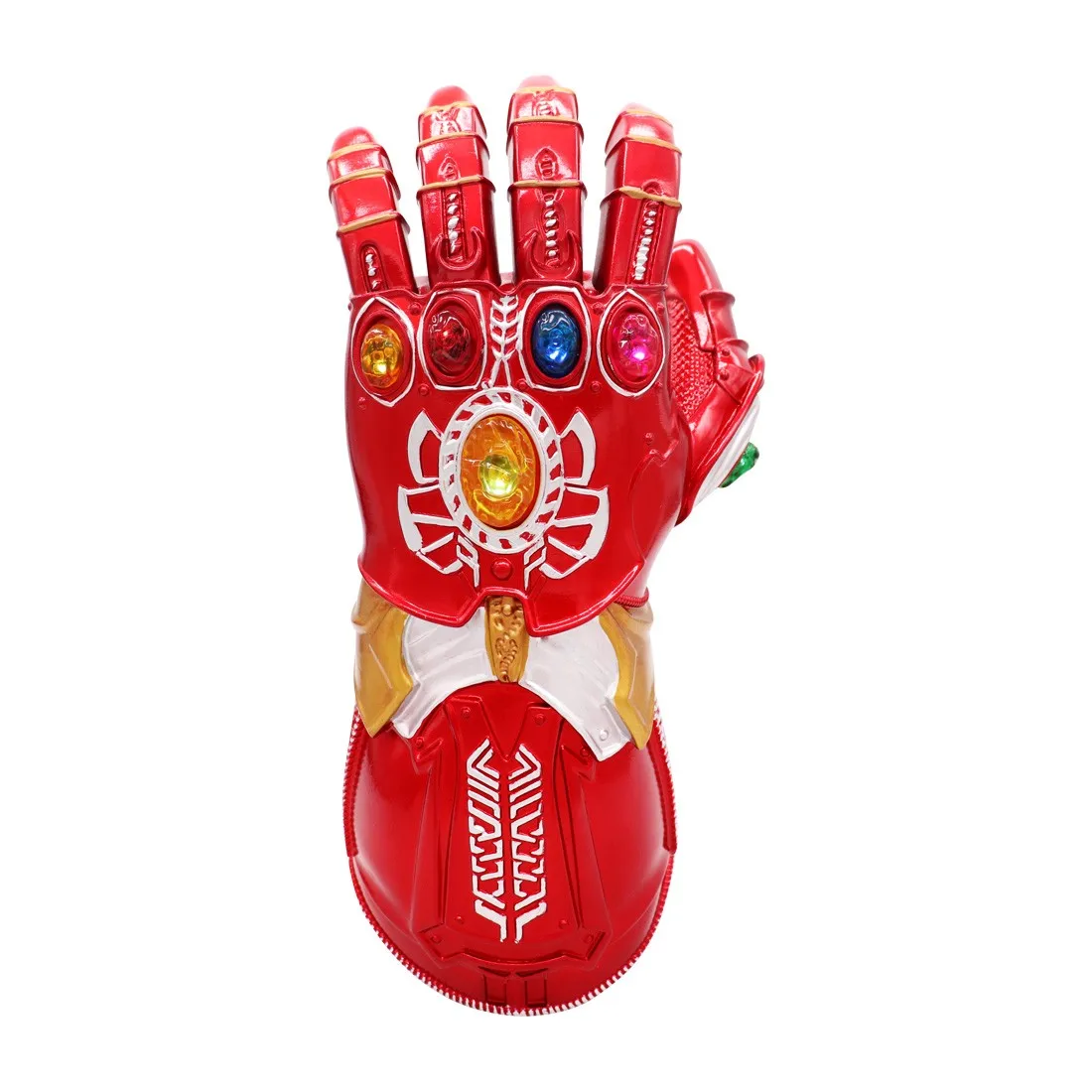 Cafele Glove Thanos Infinity Gauntlet Cosplay Gloves Latex LED Glove Kids Adult Unisex Removable Gloves anime cosplay props