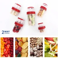 Fresh-keeping Food Container Fruit Salad Yogurt Box Kitchen Container For Cereals Double-layered Portable Travel Storage Jars 2