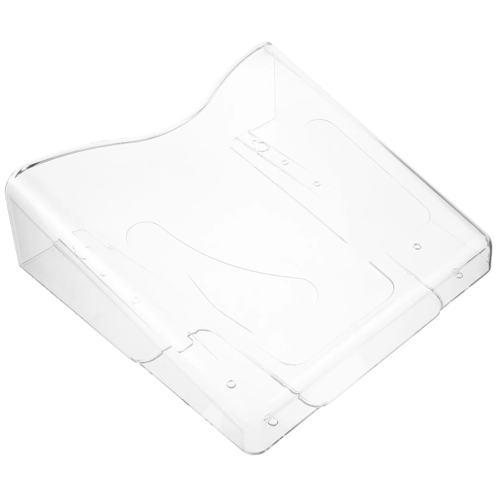 벽걸이형 잡지꽂이 투명 플라스틱 문서 홀더 정리함 가정 사무실용 투명 브로셔 전시대