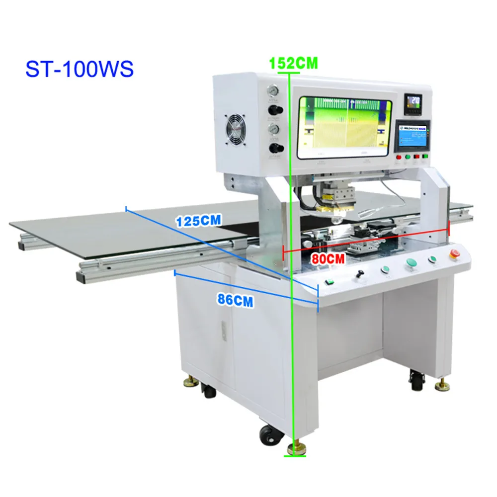 Sliman ST-100WS COF Bonding Machine Single Head Equipment For Repair LCD LED TV Laptop Display Hot Press TAB COG FPC Flex Cable 3