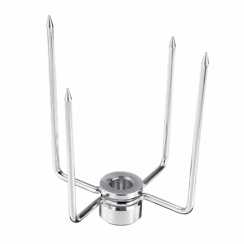 

2Pcs BBQ Rotisserie Meat Forks With Large Smoker Box For BBQ Charcoal & Gas Grill Box