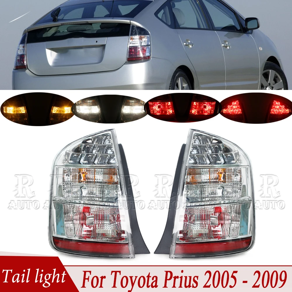 

Tail Light Rear Turn Signal Brake Lamp Taillamp For Toyota Prius 2005 2006 2007 2008 2009 81561-47100 81551-47100 White Or Black