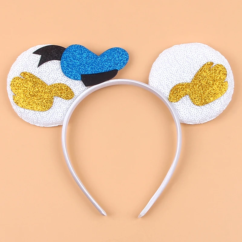 New Boys Disney Ears Headband Mickey Mouse Hairband With No Bow Party Festival Cosplay Headwear Gift Kids DIY Hair Accessories