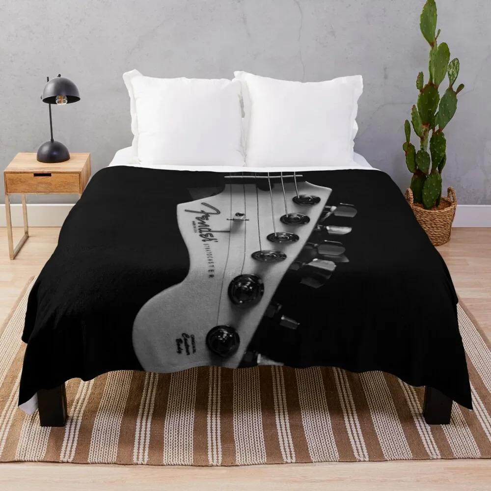 

stratocaster Throw Blanket decorative Furrys Heavy Large Blankets