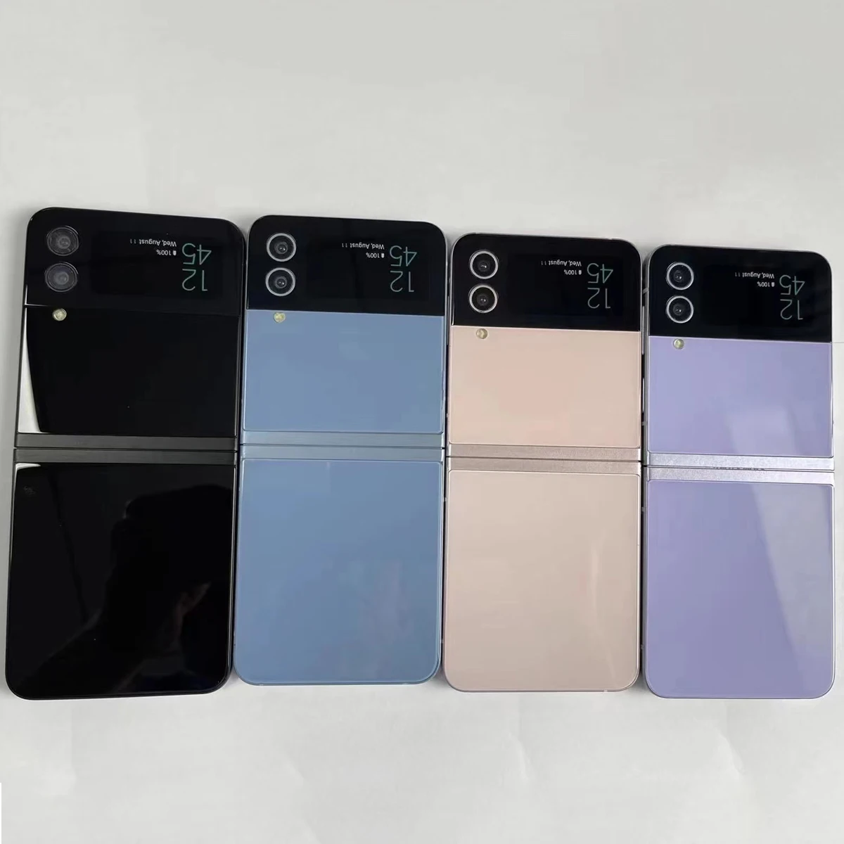 Неработающий поддельный телефон для Samsung Galaxy Z Flip 4, модель флип  p4, копия сотового телефона, копия, счетчик съемки, отображение игрушек