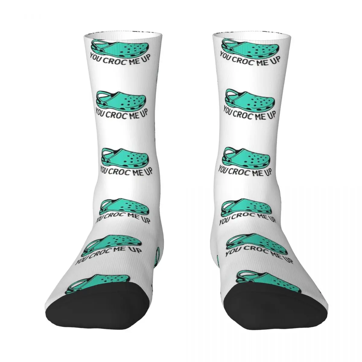 You Croc Me Up- Crack Me Up Adult Socks Unisex socks,men Socks women Socks croc