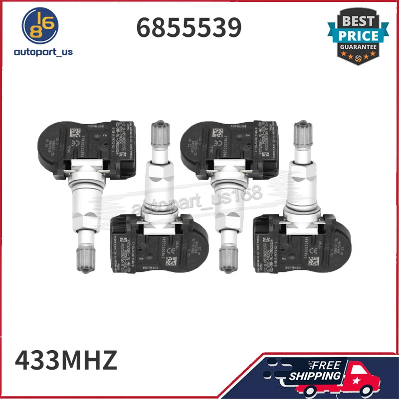 Sensore Monitor Pressione Pneumatici 433 Mhz 6855539 36106881890 36106856209 Per Alpina B3 Bmw I8 [I12] X2 [F39] Mini Countryman [F60]