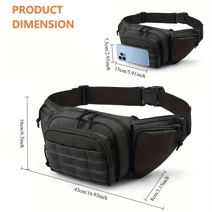 Tactical Waist Pack with Holster 5