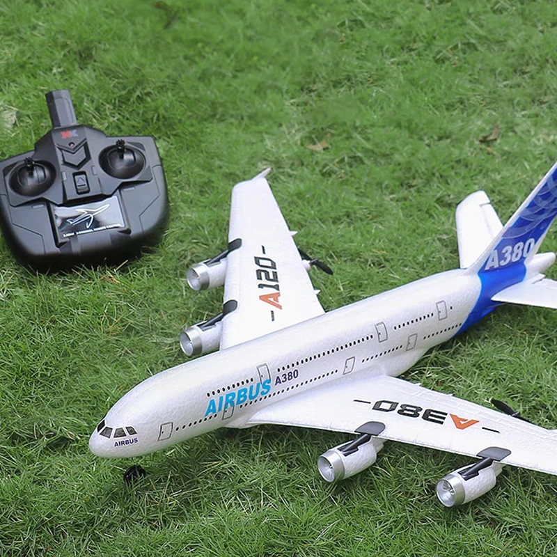 Stock Rc Aircraft 2.4g 3-Channels Remote Control A380 Aviation Model Xka120 Airbus Rc Glider Fixed Wing Aeroplane Boy Xmas Gifts 6
